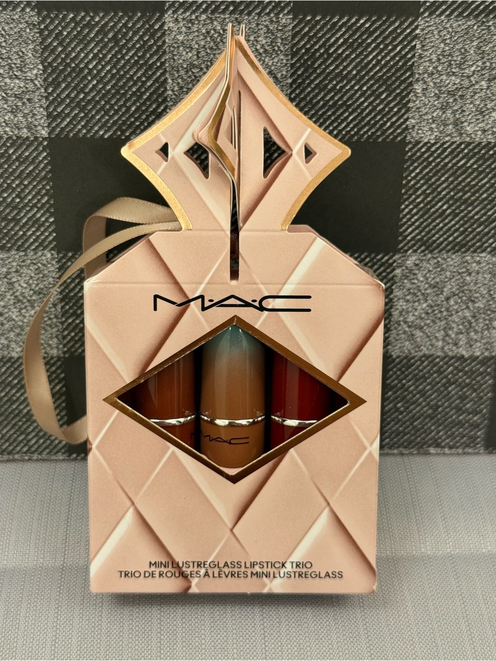 MAC Cosmetics Mini Lipstick Trio in Nude, Brown, and Red